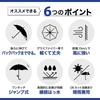 Back Protect Umbrella Backpack Blue Gray x Black Long UV Rain or Jump Long Perfect for or Any Simple and Wpc. [Keeps Dry] Umbrella, Protection, Men's,