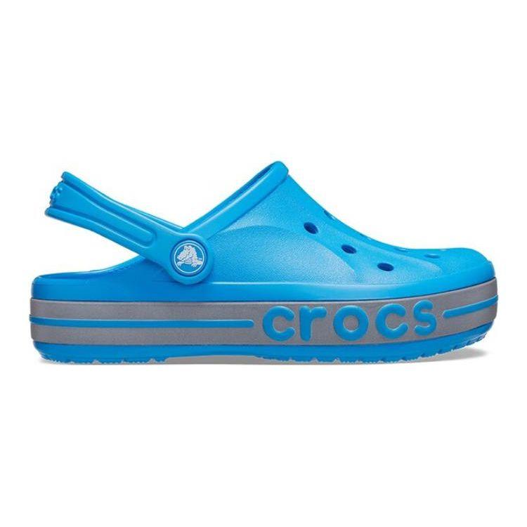 Crocs Comfortable Non-Slip Kick-Resistant Childrens Sandals Kids Sandals Sky-Blue 209213-456