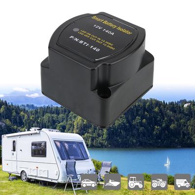 Isolateur de batterie intelligent pour voiture, 12V, 140a, sensible à la tension, relais VSR pour Charge de camping-car, 2 batteries, accessoires de voiture