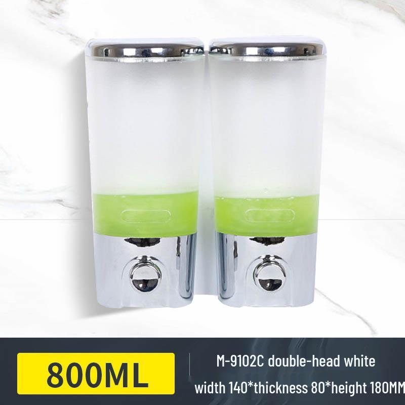 Wall-Mounted Leak-Proof Soap Dispenser for Hotels and Guest Houses - Single Head Shower Gel and Hand Sanitizer Holder