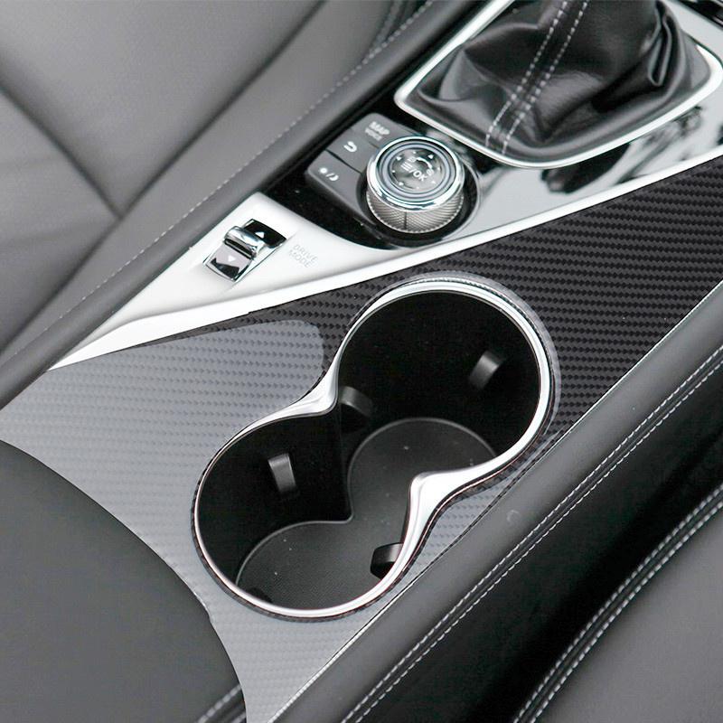 Carbon Fiber Car Interior Modification Cover Trim Strips Decorative Stickers For Infiniti Q50 Q60 Car Styling Inner