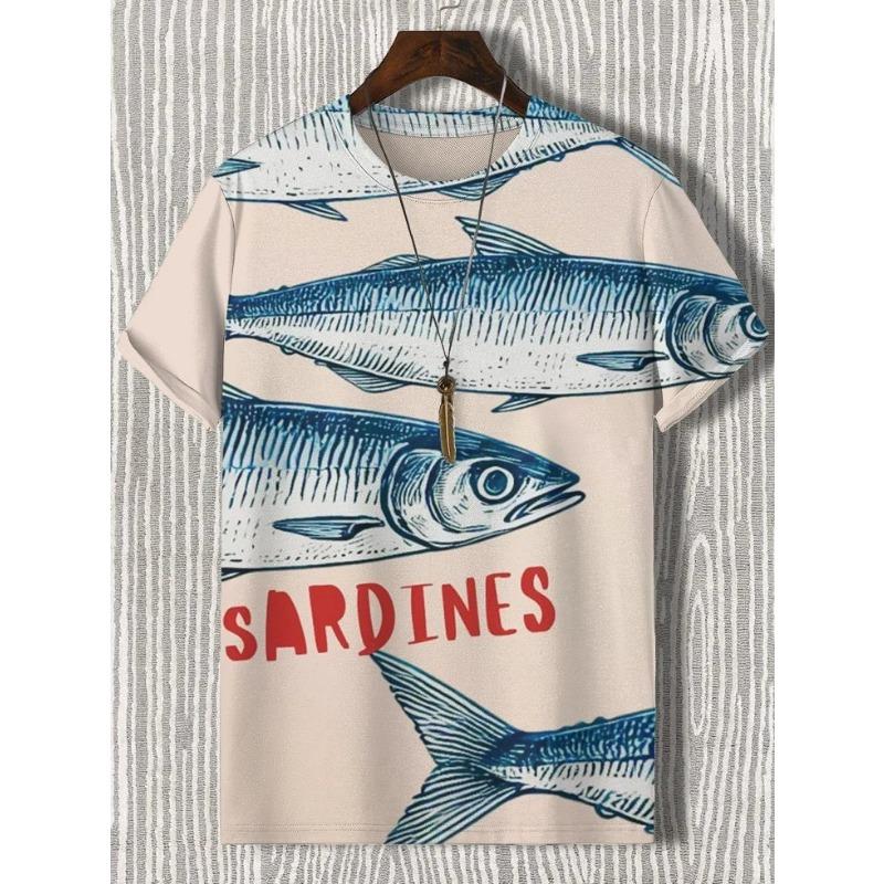 

Мужская футболка с забавным принтом, футболки с коротким рукавом, топы с 3D-принтами, рубашки с круглым вырезом 2025, летняя повседневная мужская одежда 2025 года 5XL