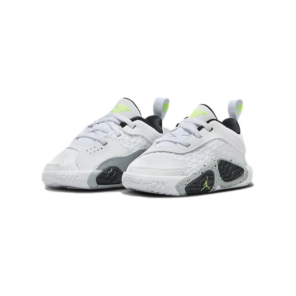 Air Jordan Tatum 2 TD Neon Baby Sneakers White Black Wolf-Grey FJ6461-100
