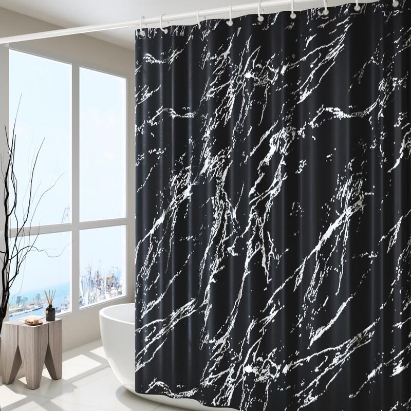 Yicang Waterproof Punch-Free Shower Curtain