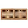 Vidaxl Bank mit Schuhaufbewahrung, 94X20X38 cm, Massives Nussbaumholz