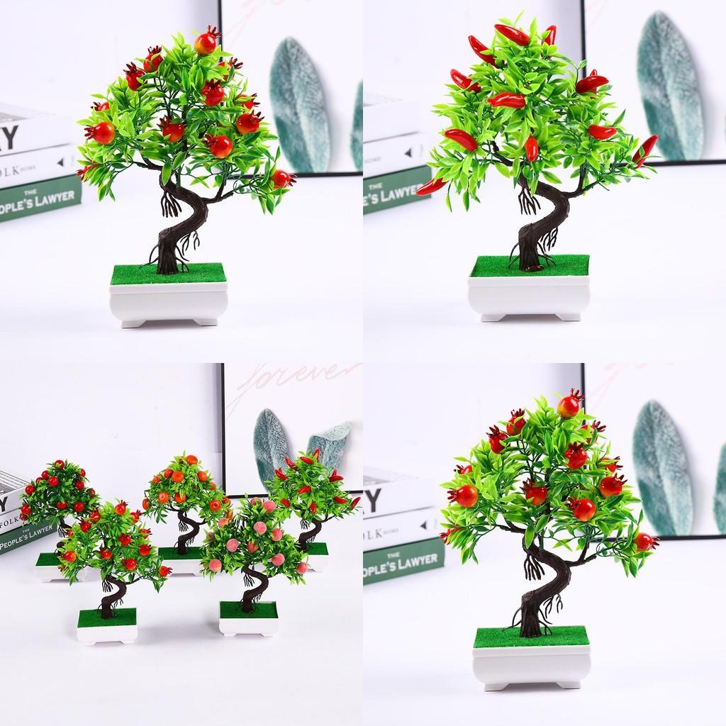Artificial Plant Bonsai With Fruits For Home Decor And Gift Ideas