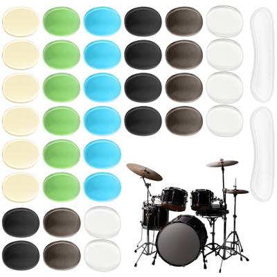Quiet Drum Pads Noise Reduction Silicone Mute Pads Suitable for Electronic and Acoustic Drums Practice Accessories
