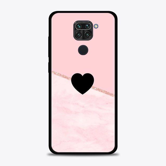 Husa de telefon cu flori de marmura roz pentru Xiaomi Redmi Note 11 9 8 10 Pro 9s 8t 7 10pro Max Husa pentru Redmi 11 9 9c 9a 8 8a 7 7a Shell