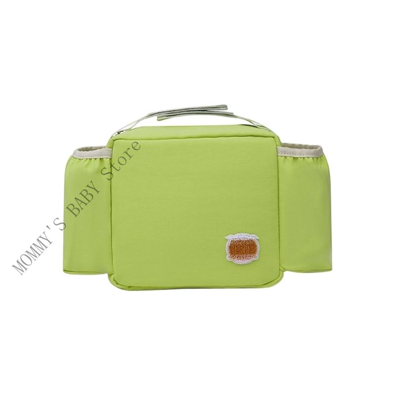 H3CD Портативная дорожная сумка-органайзер для подгузников с защитой от протечек, подходит для большинства колясок и тележек для покупок, складная конструкция для родителей