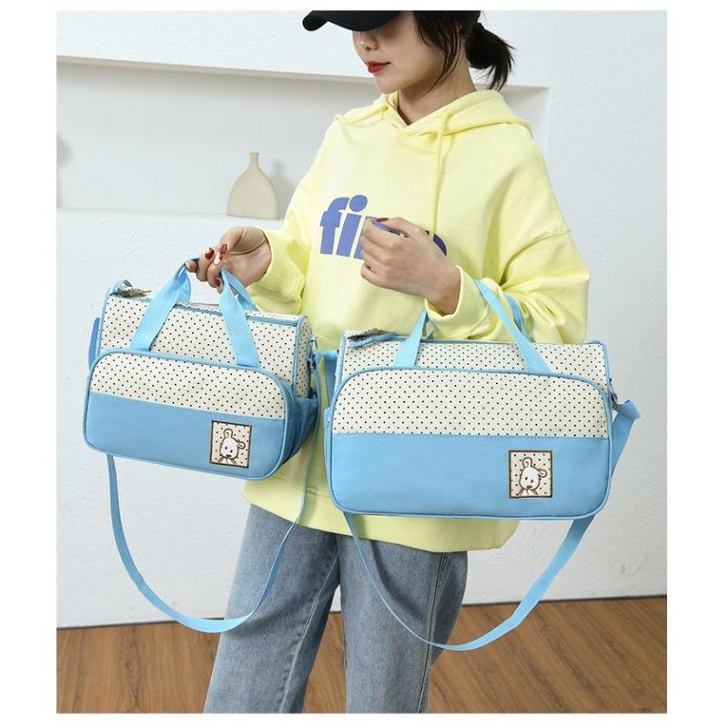 Parent Child Travel Mommy Bag Casual Fashion Crossbody Bag Household Multifunctional Large Capacity Handbag Waterproof Shoulder Bag
