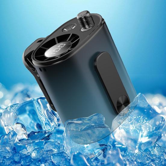 Hochgeschwindigkeits-Hüftclip-Ventilator mit USB-Aufladung Leiser Clip-Ventilator für Schreibtisch Nacken Tragbarer Persönlicher Kühlventilator für Reisen Camping Outdoor