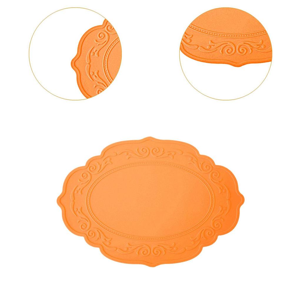 Table Mat Placemat for Dining Table Heat Insulation Mat Silicone Placemat for Barbecue
