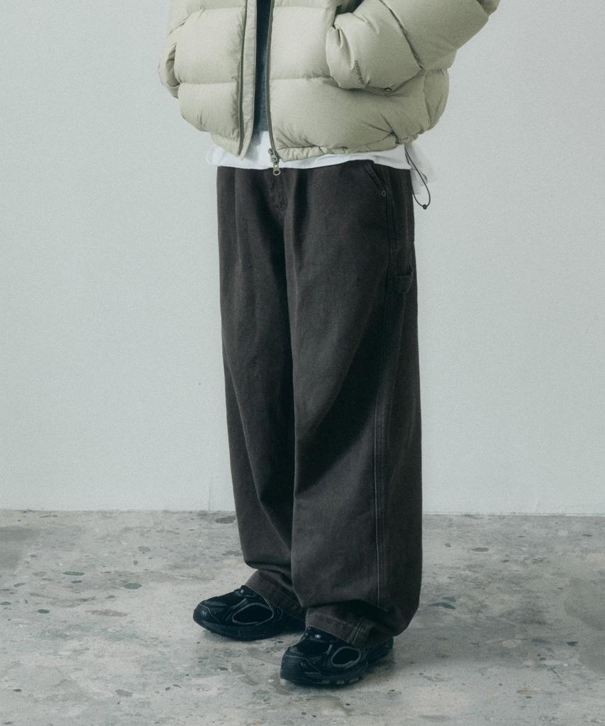 CGP One-Pleat Carpenter Pants_Charcoal (Type A)