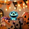 Clear Pumpkin Toys Halloween Stress Relief Toy, Glitter Man Squeeze Holiday Sensory Fidget Toy for Party Favors Tactile SensoryToy