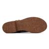Johnature Genuine Leather Retro Shoes Women Boots Zip Round Toe Mixed Colors Sewing Handmade Concise Platform Boots