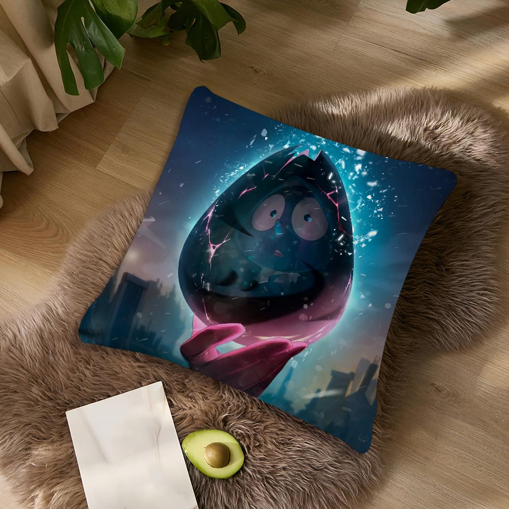 Game D-DOFUS Furry Panda Cute cushion For Bedroom Car Coffee Shop Room Soft and Living Room Sofa Decorative Pillow Cover Case