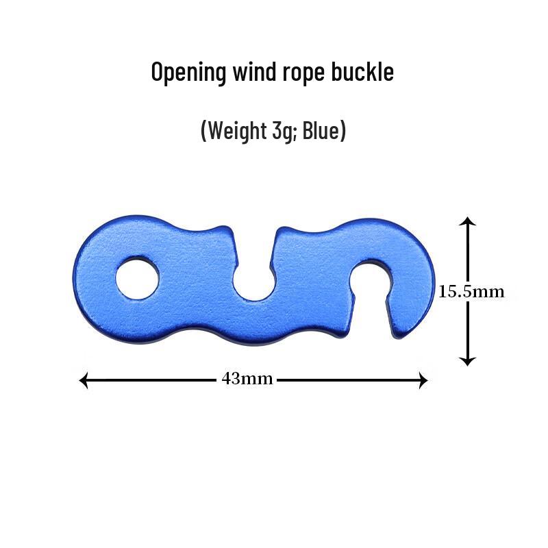 ZISIZ Outdoor Camping Paracord Rope Adjuster Buckles Small