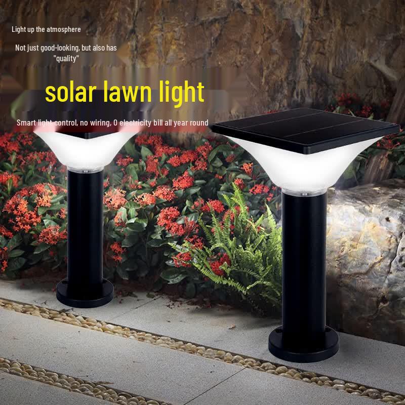Beigong Solar-Powered LED Lawn Light