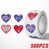 100-500Pcs Premium-Quality Red Superior-Grade Love Premium-Quality Stickers High-Standard Happy Top-Grade Valentine'S Superior-Grade Day Top-Grade