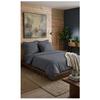 Housse de couette en coton 200 x 200 cm uni Edenne ardoise