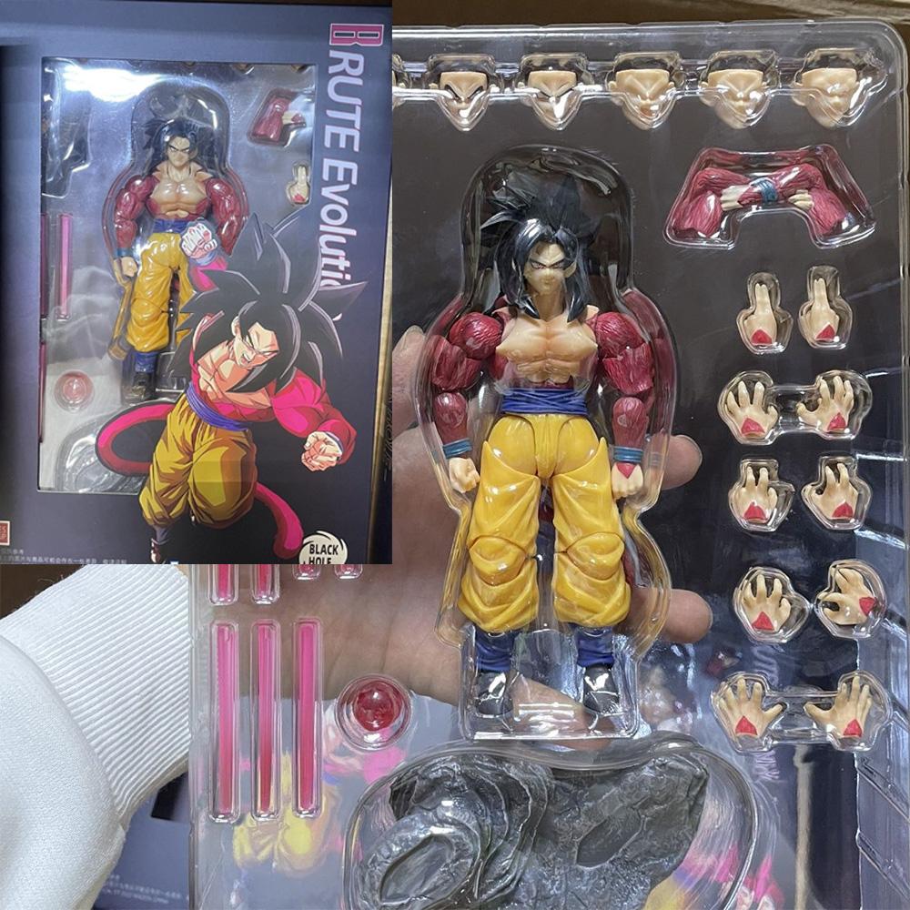 In Stock Black Hole Toys Son Goku Figure Dragon Ball Z Super Saiyan Son Goku Brute Evolution Anime Action Figures Model Toy Gift