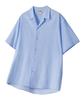 UNTAPPED STUDIO Oversized Linen Open Collar Short Sleeve Shirt 5 Colors (Type A)