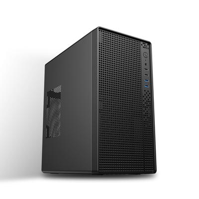 MAQUY Micro ATX PC Case Mini Tower SPCC 0.8mm Steel Plate Fan Not Included Small Desktop MATXITX Compatible Home Office Use Cooling Expandable HDDSSD
