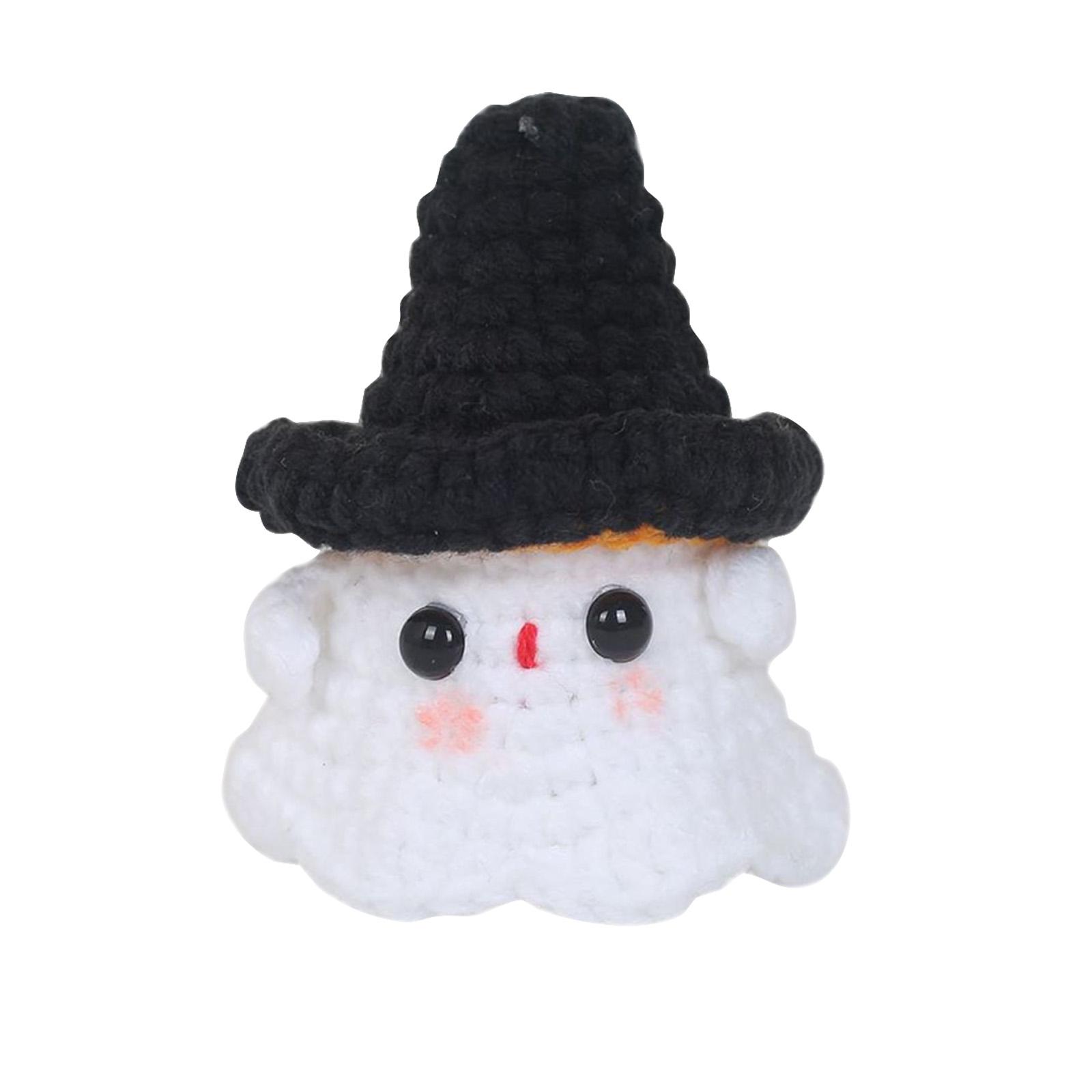 

Cute Crochet Doll Accessories For Halloween Car Decorations, Hanging Decorations For Car Rearview Mirrors, For Women, Men, Bags And Family Gifts One Size