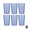 6Pcs Reusable Transparent Plastic Cup Anti-Fall Beverage Cup Water Cup Beer Cup Picnics, Gatherings, Christmas Party Supplies