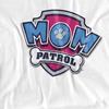 Paw Patrol Unisex Erwachsenen Mom Patrol Abzeichen Muttertag T-Shirt