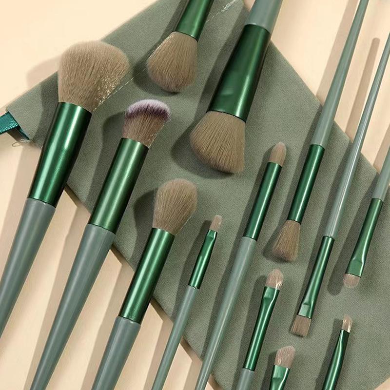 13Pcs Makeup Brushes Soft Set Face Eyes Brush Eyeshadow Foundation Brush Multifunctional Make Up Brush Beginner