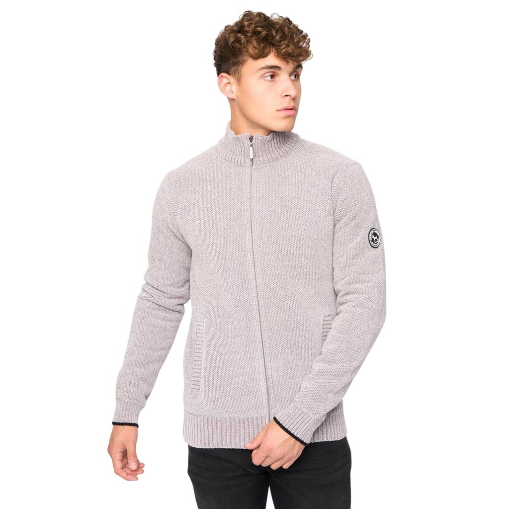 Bewley & Ritch Mens Gladstone Knitted Funnel Neck Sweatshirt