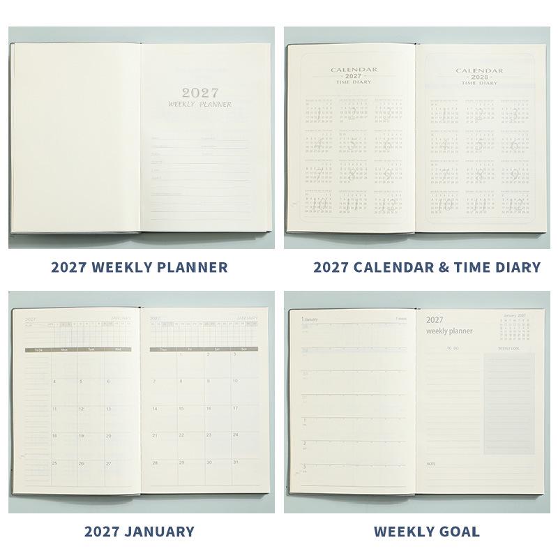 2027 Weekly English Planner: 365-Day Cross-Border Edition