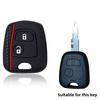 Remote Key Cover Case Silicone Skin For Citroen C1 C2 C3 C4 Xsara Picasso Key Cap Peugeot 107 206 207 306 307 407 Toyota Aygo