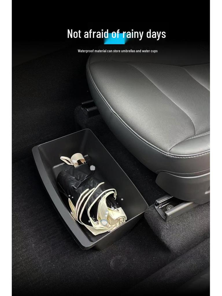 Refreshed Model Y/YL Under-Seat Storage & Center Console Drawer Organizer