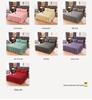 Solid Color Washed Cotton Lace Bed Skirt Mattress Protector