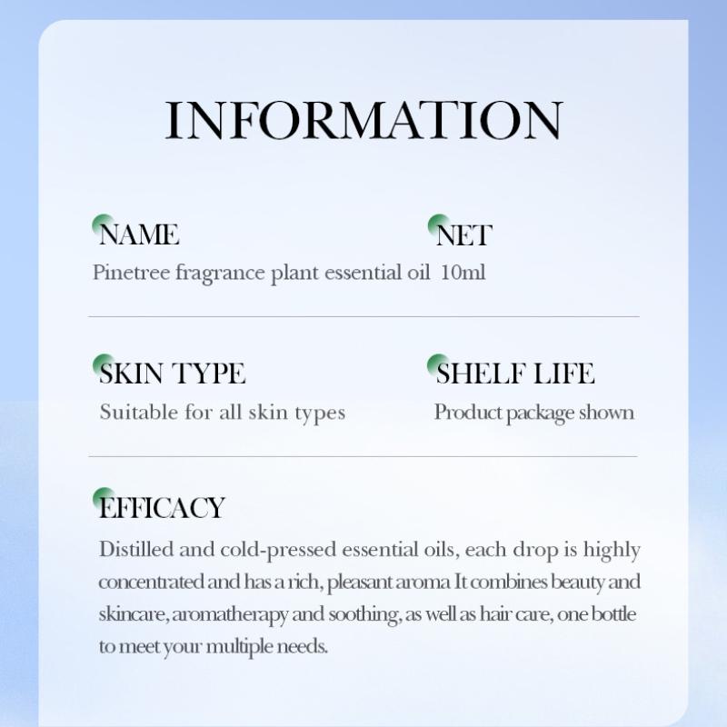 Botanischer Duft ätherisches Öl, Kiefer nährende Haut Körper Serum