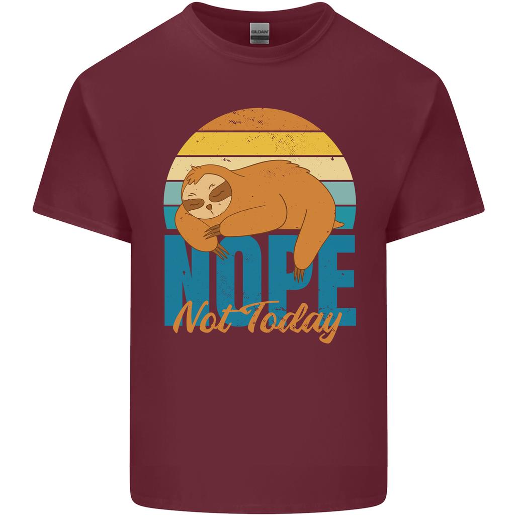 Sloth Nope Not Today Funny Lazy Unisexs Light Cotton TShirt