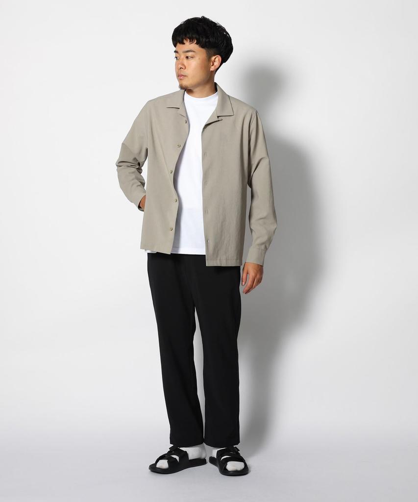 Outdoor Shirt Pe Light Poplin Shirts Beige [Snow Peak]