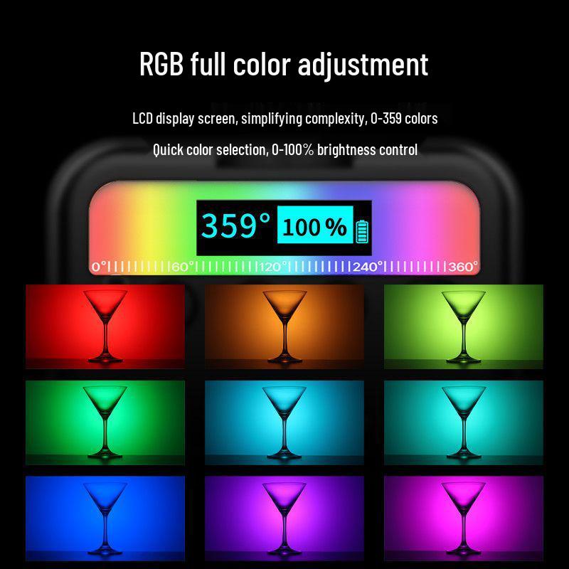 2025 VL49RGB Mini Pocket Full Color Fill Light for Mobile Photography