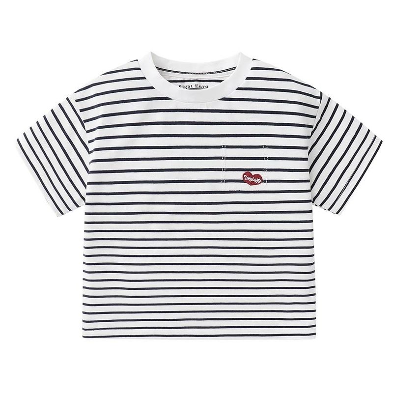 Girls' Cool Antibacterial Short-Sleeved T-Shirt 2026 New Style Kidsren's Summer Tops Kidsren's Half-Sleeved Kidsren's Clothing Fashionable