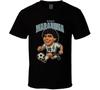 Diego Maradona Vintage Retro Caricature T Shirt