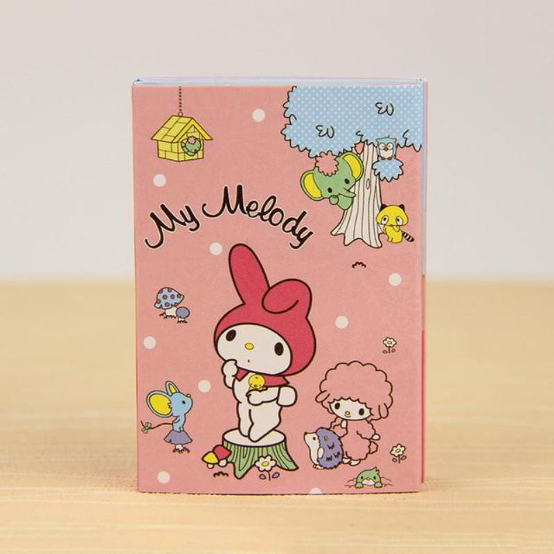 1 PC Kawaii Totoro Melodi 6 Katlanır Bloknot Yapışkan Notlar Memo Not Defteri Yer Işareti Hediye Kırtasiye