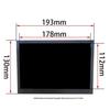8" HD ლითონის LCD მონიტორი, 1080P სამრეწველო/მანქანაზე დასამონტაჟებელი დისპლეი HDMI ინტერფეისით