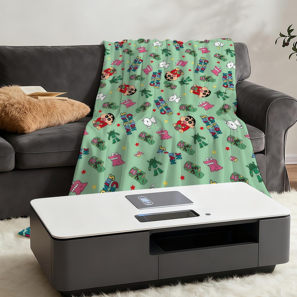 Blanket Throw Super Cosy Plush Living Room C-ChanS Sofa C-CrayonS Couch Childish S-ShinS Birthday Gifts
