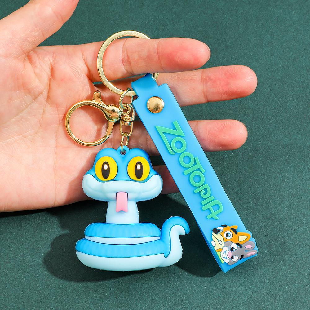Disney Zootopia Character Keychain Adorable PVC Figurine Perfect for Car Keys or Bag Charms The Ideal Christmas Gift for Her
