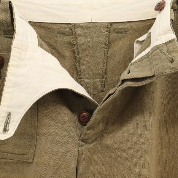 HAVERSACK made in Japan Button fly Shorts L khaki Men's Used