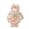 Tulip Butterfly Knot Flower Gauze Skirt Bunny Plush Doll With Filling Cotton