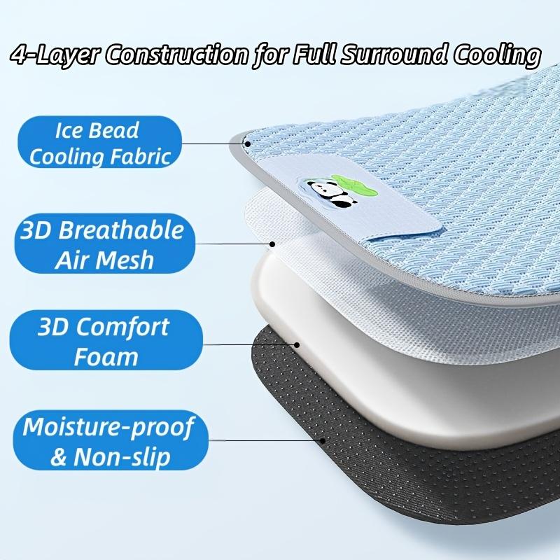Pet Cooling Mat Non-Toxic Breathable Gel Pad for Dogs Cats Portable Cooling Sleep Mat Summer Heat Relief Pet Supplies