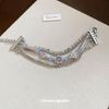 Retro vortex geometric round crystal multi-layer bracelet fashion cold wind bracelet personality niche design sense jewelry